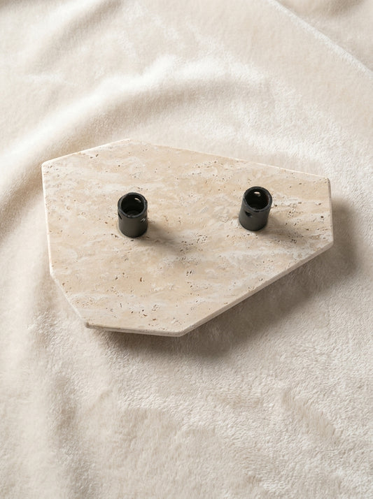 Faceted Stone Knob - Hand-Carved Gem Stone Knob