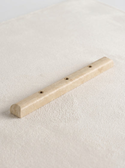 Green Onyx Bar Stone Door Pull - Hand-Carved Translucent Onyx