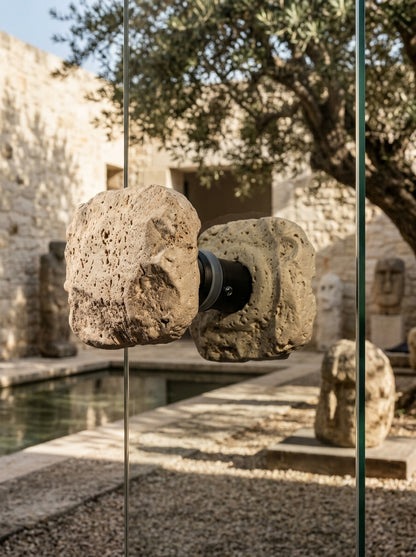 Raw Stone Knob - Rough Natural Stone Cabinet Knob