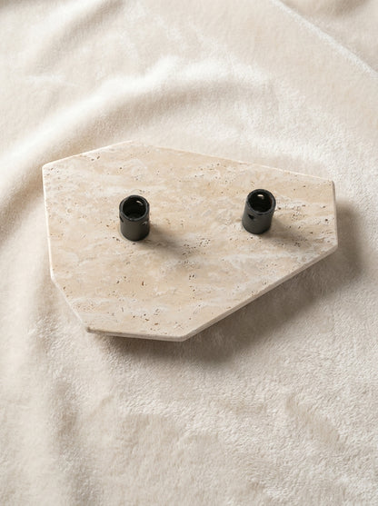 Faceted Stone Knob - Hand-Carved Gem Stone Knob