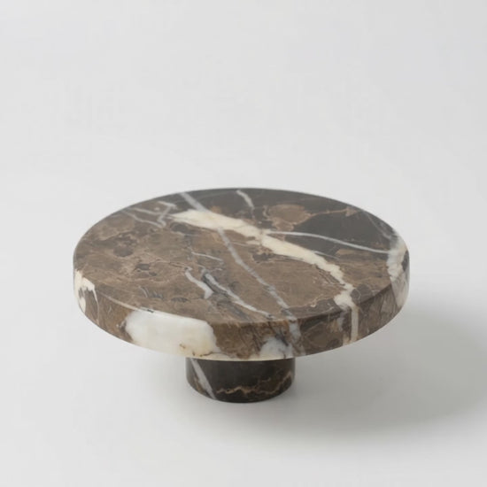 Yukixstone marble disc knob dimension video - 3.9 in diameter x 1.6 in high