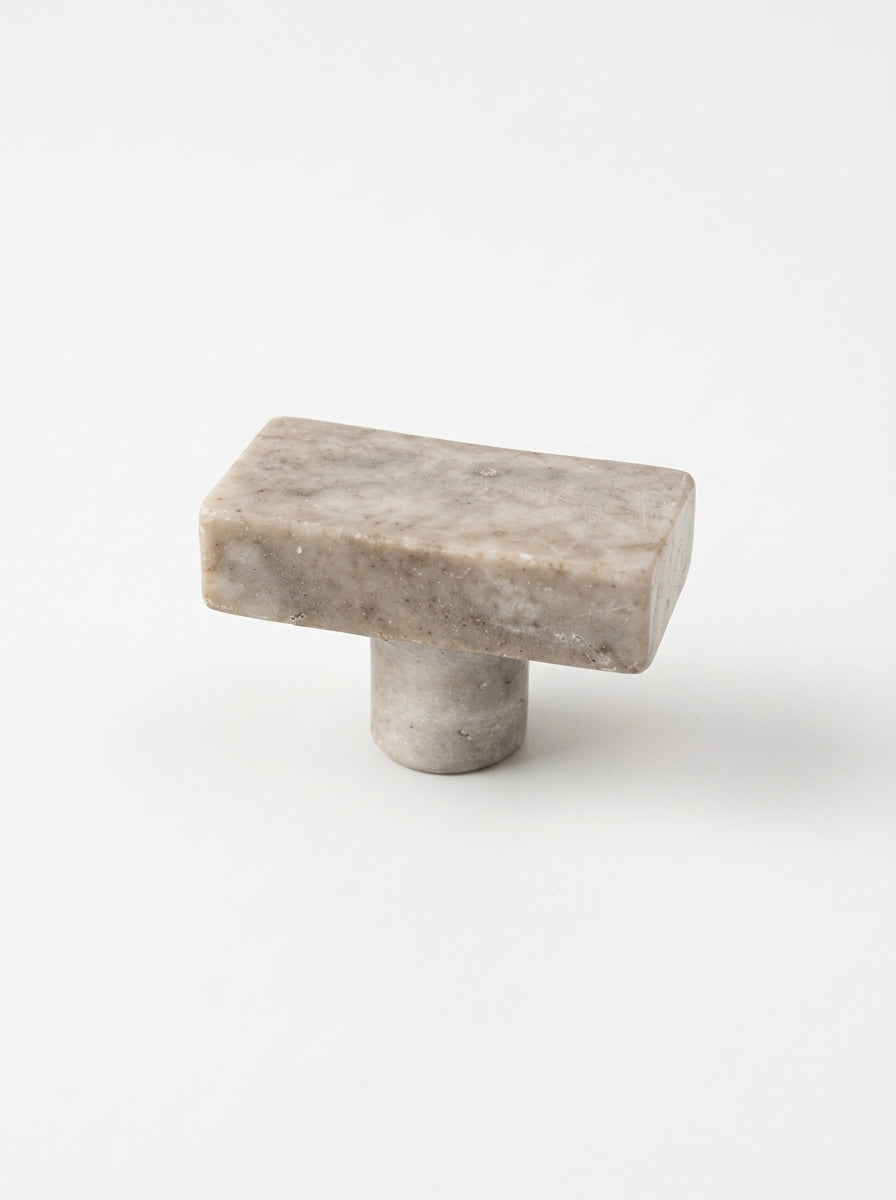 Yukixstone Serpeggiante natural stone wall hook - hand-carved marble robe hook for towels, robes and entryway walls