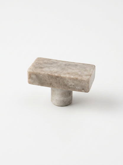 Yukixstone Serpeggiante natural stone wall hook - hand-carved marble robe hook for towels, robes and entryway walls